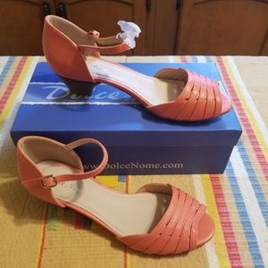 Dolce Nome coral heels